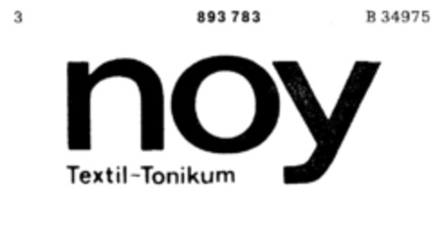 noy Textil-Tonikum Logo (DPMA, 03.12.1965)