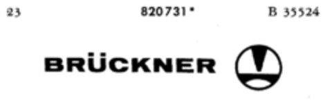 BRÜCKNER Logo (DPMA, 05.03.1966)