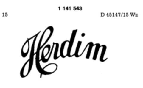 Herdim Logo (DPMA, 07.09.1988)