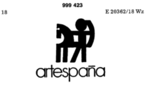 artespaña Logo (DPMA, 01/26/1979)