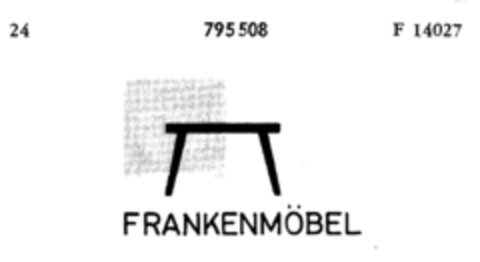 FRANKENMÖBEL Logo (DPMA, 29.06.1963)