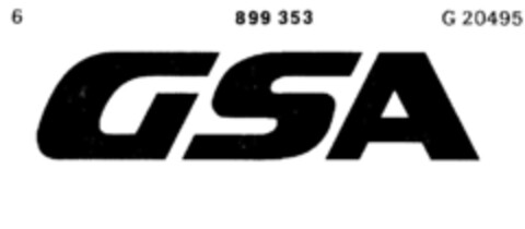 GSA Logo (DPMA, 12.03.1971)