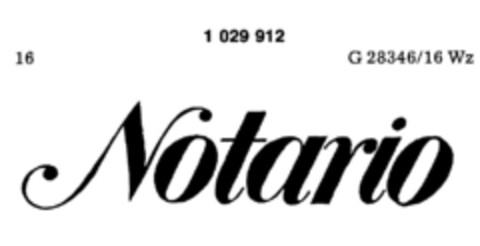 Notario Logo (DPMA, 04.11.1980)