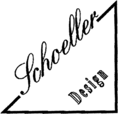 Schoeller Design Logo (DPMA, 15.10.1992)