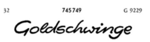 Goldschwinge Logo (DPMA, 10/03/1959)