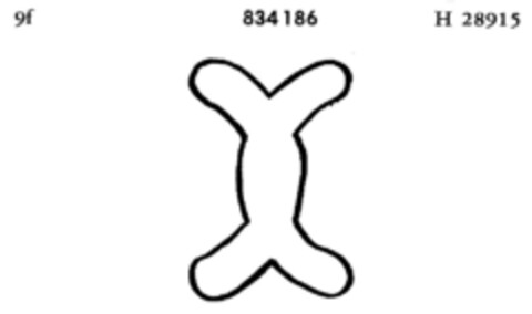 834186 Logo (DPMA, 09.11.1966)