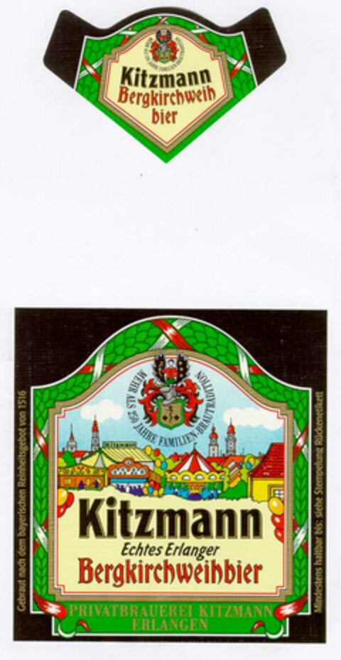 Kitzmann Bergkirchweihbier Logo (DPMA, 27.06.1994)