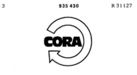 CORA Logo (DPMA, 21.05.1974)