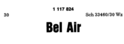 Bel Air Logo (DPMA, 26.05.1987)