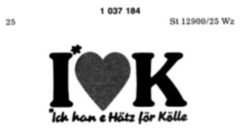 I* K *Ich han e Hätz för Kölle Logo (DPMA, 11/10/1981)