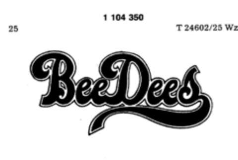 BeeDees Logo (DPMA, 04.06.1985)