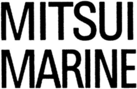 MITSUI MARINE Logo (DPMA, 07/26/1990)