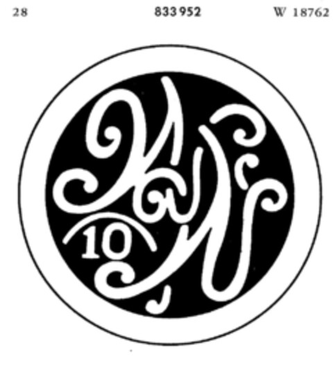 10 Logo (DPMA, 14.10.1966)