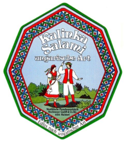 Kalinka Salami ungarische Art Logo (DPMA, 30.03.1982)