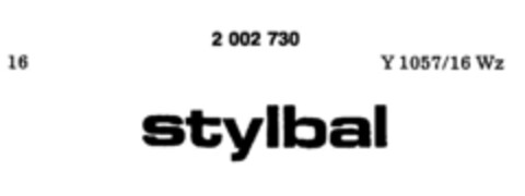 stylbal Logo (DPMA, 02.11.1990)