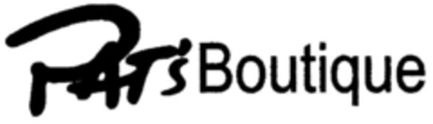 PAT's Boutique Logo (DPMA, 06.07.2001)