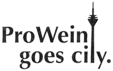 ProWein goes city. Logo (DPMA, 11.09.2008)