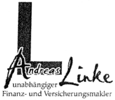 Andreas Linke unabhängiger Finanz- und Versicherungsmakler Logo (DPMA, 28.08.2009)