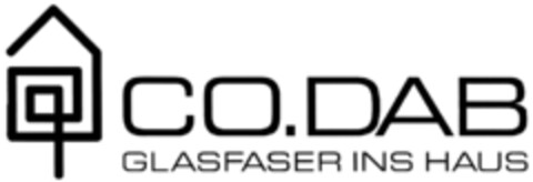 CO.DAB GLASFASER INS HAUS Logo (DPMA, 24.11.2009)