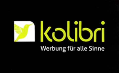 kolibri Werbung für alle Sinne Logo (DPMA, 26.02.2011)
