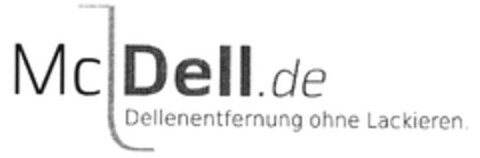 McDell.de Dellenentfernung ohne Lackieren. Logo (DPMA, 26.03.2011)