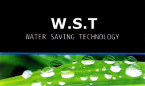 W.S.T WATER SAVING TECHNOLOGY Logo (DPMA, 12/19/2011)