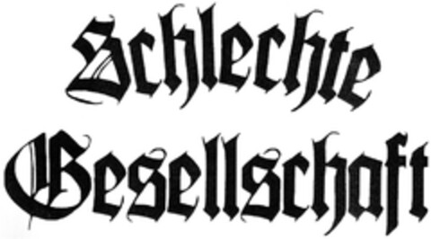 Schlechte Gesellschaft Logo (DPMA, 12/13/2013)