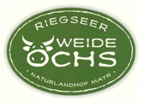 RIEGSEER WEIDEOCHS Logo (DPMA, 10/27/2015)