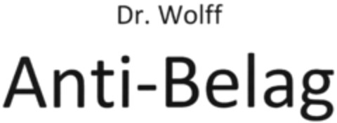 Dr. Wolff Anti-Belag Logo (DPMA, 31.01.2020)