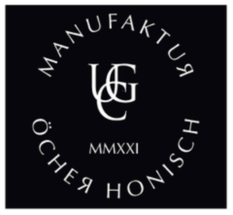 MANUFAKTUR ÖCHER HONISCH UCG MMXXI Logo (DPMA, 08.12.2021)