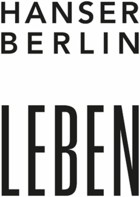 HANSER BERLIN LEBEN Logo (DPMA, 08/07/2024)