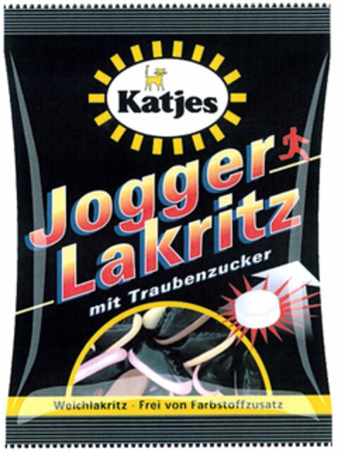 Katjes Jogger Lakritz mit Traubenzucker Logo (DPMA, 05.11.2003)