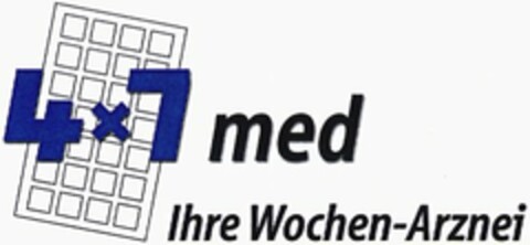 4x7med Ihre Wochen-Arznei Logo (DPMA, 06/29/2004)