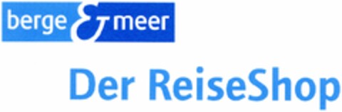 berge E meer Der ReiseShop Logo (DPMA, 10/06/2005)