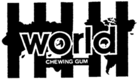 world CHEWING GUM Logo (DPMA, 04.11.1995)