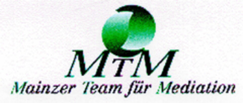 MTM Mainzer Team für Mediation Logo (DPMA, 16.01.1999)