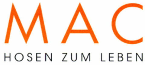MAC HOSEN ZUM LEBEN Logo (DPMA, 05/27/1999)