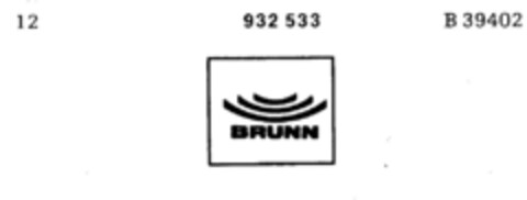 BRUNN Logo (DPMA, 12/06/1967)