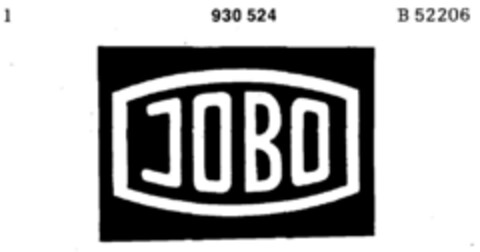 JOBO Logo (DPMA, 07.02.1974)