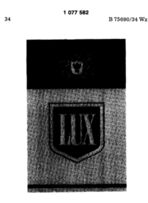 LUX Logo (DPMA, 10.11.1984)