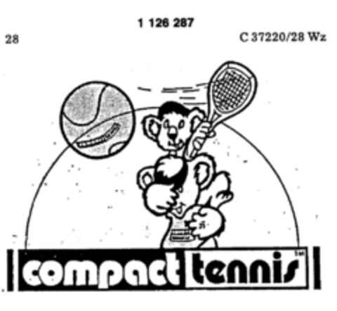 compact tennis Logo (DPMA, 11.01.1988)