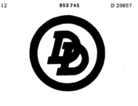 DD Logo (DPMA, 03.11.1975)