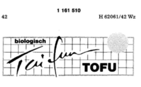 biologisch Taifun TOFU Logo (DPMA, 10.08.1989)