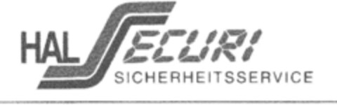 HAL SECURI SICHERHEITSSERVICE Logo (DPMA, 19.06.1992)