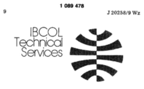 IBCOL Technical Services Logo (DPMA, 23.07.1985)