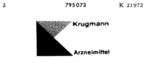 Krugmann Arzneimittel Logo (DPMA, 14.09.1963)