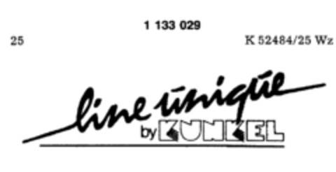 line unique by KUNKEL Logo (DPMA, 03/08/1988)