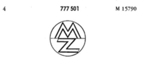 MZ Logo (DPMA, 12/12/1959)