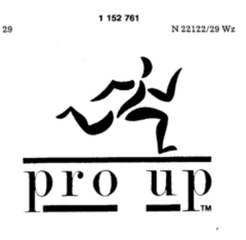pro up Logo (DPMA, 07.01.1989)