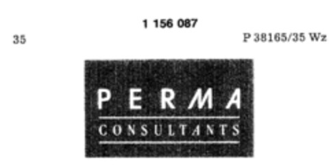 PERMA CONSULTANTS Logo (DPMA, 14.06.1989)